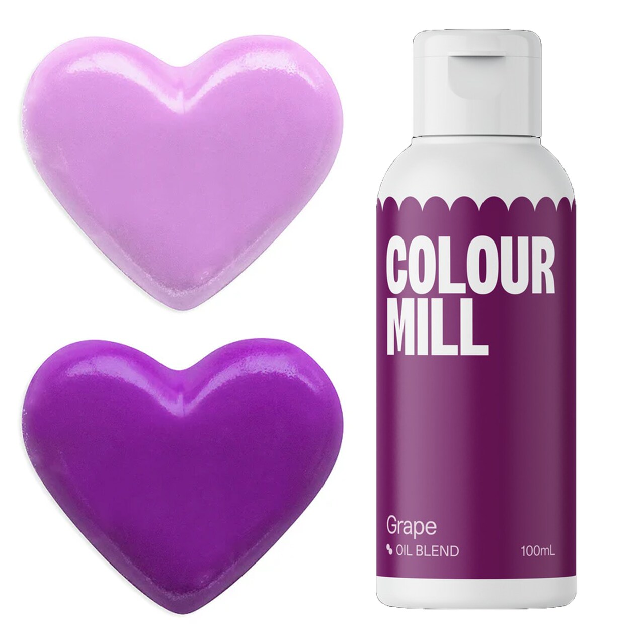 100ml Grape Oil Based Food Colour Colour Mill Vibrant Purple Edible Dye for Baking & Decorating